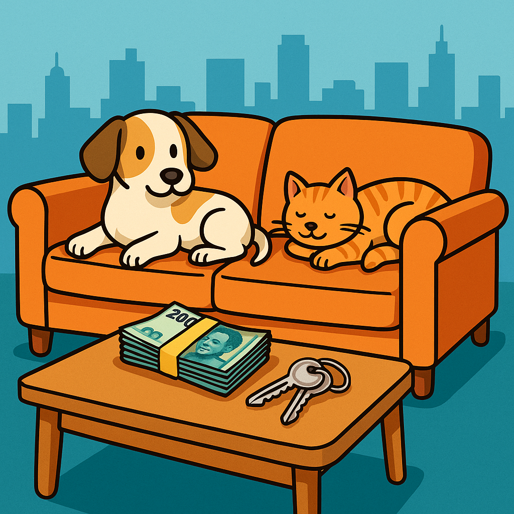 pricing and house sitting - dog and cat