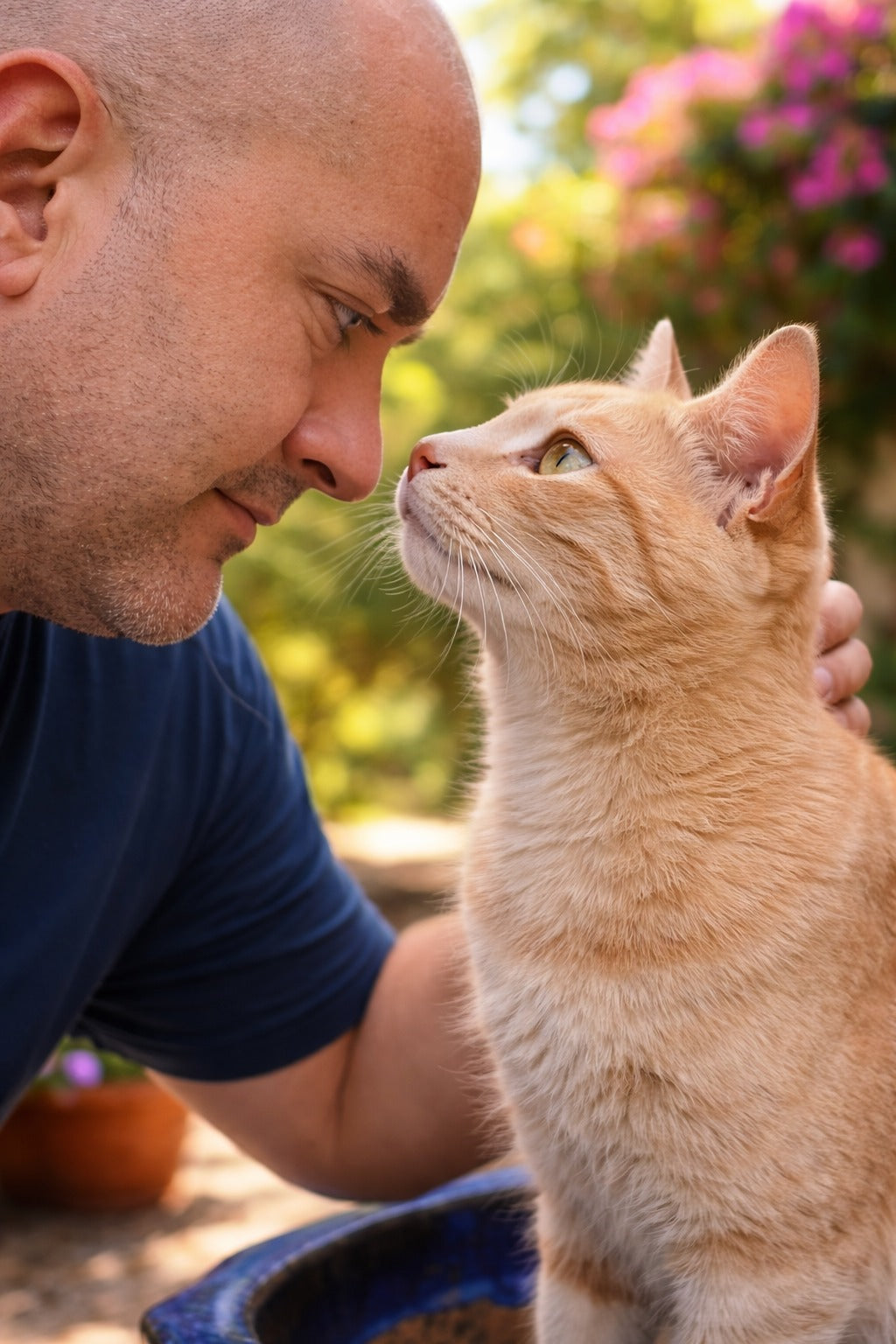 Allan loves cats