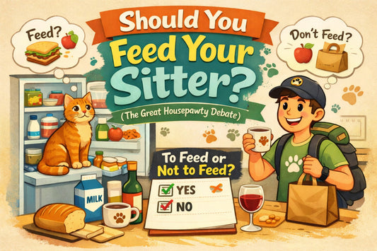 Should You Feed Your Sitter? (A Very Real Housepawty Question)