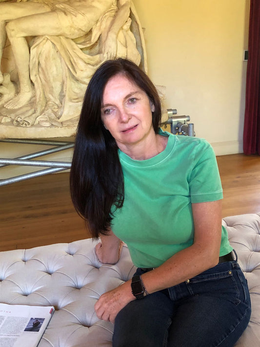 Lucinda sitting in Hout Bay